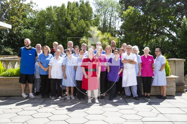 Picture By Peter Frankland. 15-08-23 Pride of Guernsey - Summerland Nursing Home team. Carer of the year nomination.