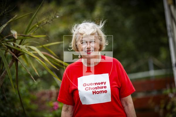 Picture by Sophie Rabey.  18-08-23.  Pride of Guernsey 2023.  Maggie Pryke, volunteer at the Cheshire Home, has been nominated for Carer of the year.