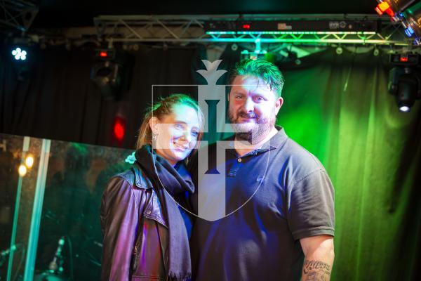 Picture by Luke Le Prevost.  01-08-23.
Pride of Guernsey 2023 nomination.
Martin (right) and Carrie Welch, owners of The Vault - Arts Contribution.