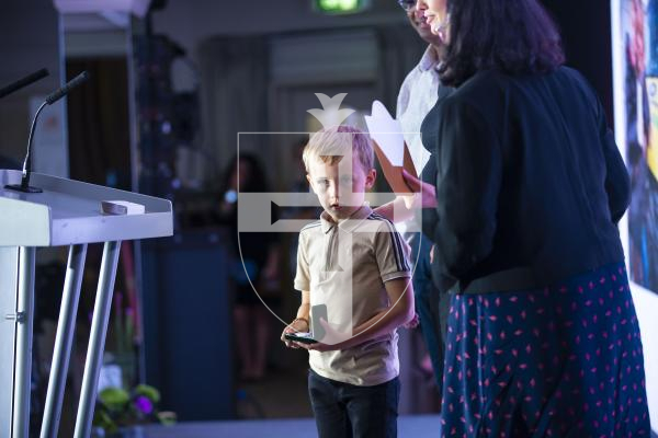 Picture by Peter Frankland. 07-10-23 Pride of Guernsey Awards 2023.  Emergency Hero - Colby Bridgman (6 years old)