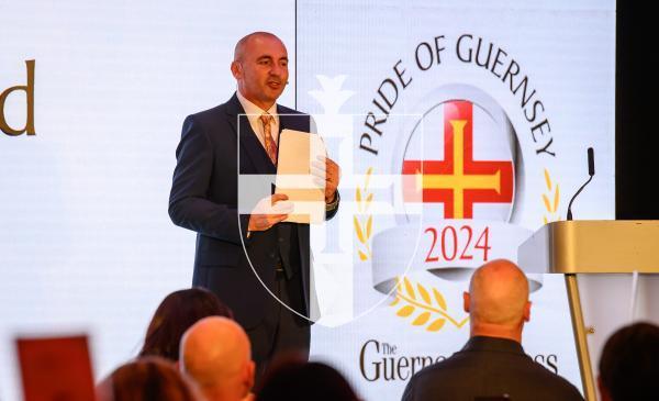 Pic supplied by Andrew Le Poidevin, 19-10-2024. The 2024 Guernsey Press Pride of Guernsey Awards night at St Pierre Park Hotel.
The Guernsey Press Editor James Falla.