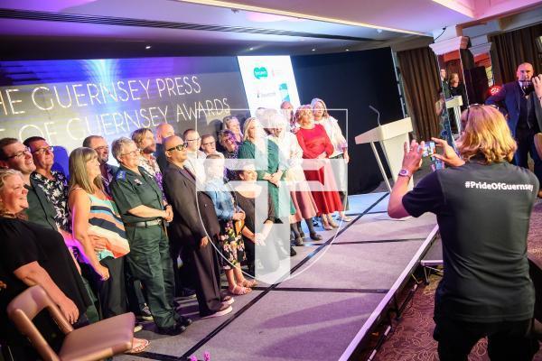 Pic supplied by Andrew Le Poidevin, 19-10-2024. The 2024 Guernsey Press Pride of Guernsey Awards night at St Pierre Park Hotel.
The 2024 Award winners.