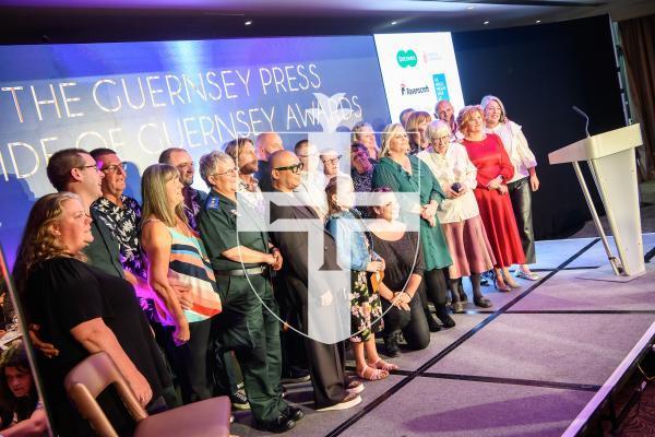 Pic supplied by Andrew Le Poidevin, 19-10-2024. The 2024 Guernsey Press Pride of Guernsey Awards night at St Pierre Park Hotel.
The 2024 Award winners.