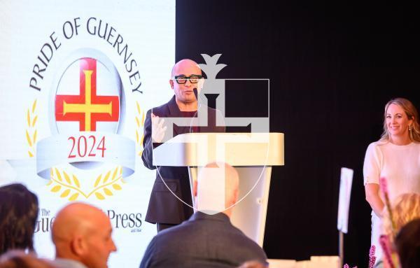 Pic supplied by Andrew Le Poidevin, 19-10-2024. The 2024 Guernsey Press Pride of Guernsey Awards night at St Pierre Park Hotel.
Angel of the Year Award sponsored by Ravenscroft.
Winner Harmen Cervales.