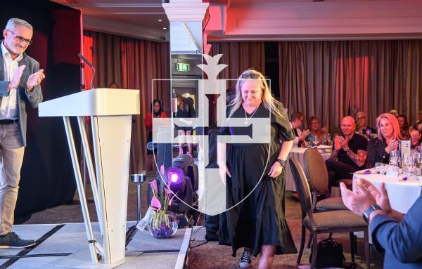 Pic supplied by Andrew Le Poidevin, 19-10-2024. The 2024 Guernsey Press Pride of Guernsey Awards night at St Pierre Park Hotel.
Teacher of the Year Award sponsored by Core Fund Services.
Presented by Martin Scott.
Winner Kiera Vaudin.