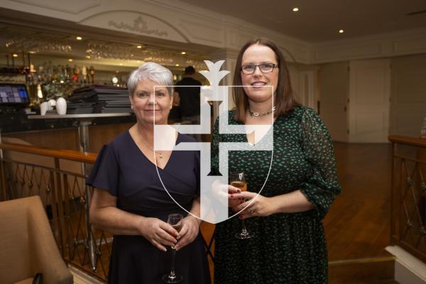 Picture by Sophie Rabey.  19-10-24.  Guernsey Press Pride of Guernsey Awards 2024.
June Hunt and Joan Massey.