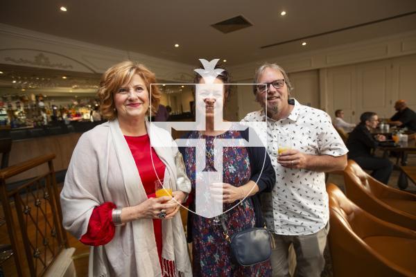 Picture by Sophie Rabey.  19-10-24.  Guernsey Press Pride of Guernsey Awards 2024.
L-R Louise Misselke, Sarah Lee and Stuart Lee.