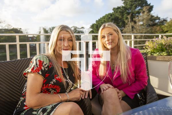 Picture by Sophie Rabey.  19-10-24.  Guernsey Press Pride of Guernsey Awards 2024.
Jill Enticott and Eloise Vivyan.