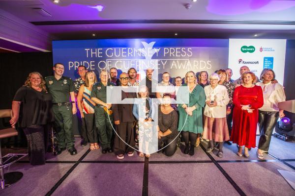 Picture by Sophie Rabey.  19-10-24.  Guernsey Press Pride of Guernsey Awards 2024 at St Pierre Park.
All winners.