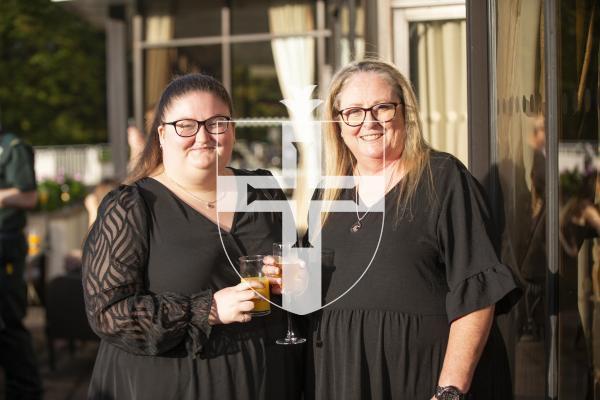 Picture by Sophie Rabey.  19-10-24.  Guernsey Press Pride of Guernsey Awards 2024.
L-R Megan Vaudin and Kiera Vaudin.