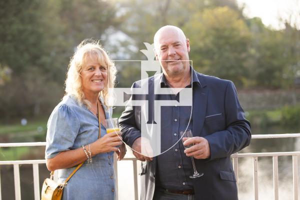 Picture by Sophie Rabey.  19-10-24.  Guernsey Press Pride of Guernsey Awards 2024.
L-R Hayley Bull and Mark Robilliard.