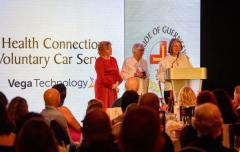 Pic supplied by Andrew Le Poidevin, 19-10-2024. The 2024 Guernsey Press Pride of Guernsey Awards night at St Pierre Park Hotel.
Bailiwick Community Hero of the Year Award sponsored by Vega Technology.
Winner Health Connections Voluntary Transport Service.