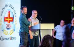 Pic supplied by Andrew Le Poidevin, 19-10-2024. The 2024 Guernsey Press Pride of Guernsey Awards night at St Pierre Park Hotel.
Young Achiever of the Year Award sponsored by St Pierre Park Hotel.
Presented by Elizabeth Raine.
Winner Blake Le Ber.
