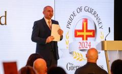 Pic supplied by Andrew Le Poidevin, 19-10-2024. The 2024 Guernsey Press Pride of Guernsey Awards night at St Pierre Park Hotel.
The Guernsey Press Editor James Falla.