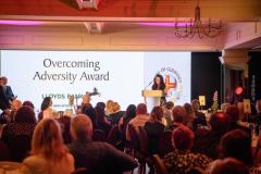 Pic supplied by Andrew Le Poidevin, 19-10-2024. The 2024 Guernsey Press Pride of Guernsey Awards night at St Pierre Park Hotel.
Overcoming Adversity Award sponsored by Lloyds Bank.
Presented by Julie Ronaldson.
