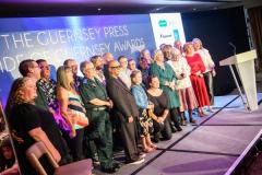 Pic supplied by Andrew Le Poidevin, 19-10-2024. The 2024 Guernsey Press Pride of Guernsey Awards night at St Pierre Park Hotel.
The 2024 Award winners.