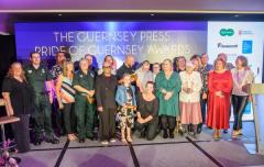 Pic supplied by Andrew Le Poidevin, 19-10-2024. The 2024 Guernsey Press Pride of Guernsey Awards night at St Pierre Park Hotel.
The 2024 Award winners.