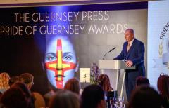 Pic supplied by Andrew Le Poidevin, 19-10-2024. The 2024 Guernsey Press Pride of Guernsey Awards night at St Pierre Park Hotel.
The Guernsey Press Editor James Falla.