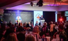 Pic supplied by Andrew Le Poidevin, 19-10-2024. The 2024 Guernsey Press Pride of Guernsey Awards night at St Pierre Park Hotel.
The Guernsey Press Editor James Falla.