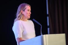 Pic supplied by Andrew Le Poidevin, 19-10-2024. The 2024 Guernsey Press Pride of Guernsey Awards night at St Pierre Park Hotel.
Angel of the Year Award sponsored by Ravenscroft.
Presented by Sophie Yabsley.