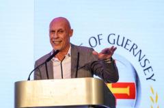 Pic supplied by Andrew Le Poidevin, 19-10-2024. The 2024 Guernsey Press Pride of Guernsey Awards night at St Pierre Park Hotel.
Customer Service of the Year Award sponsored by Moonpig.
Winner Craig Duquemin.