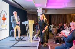 Pic supplied by Andrew Le Poidevin, 19-10-2024. The 2024 Guernsey Press Pride of Guernsey Awards night at St Pierre Park Hotel.
Teacher of the Year Award sponsored by Core Fund Services.
Presented by Martin Scott.
Winner Kiera Vaudin.