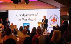 Pic supplied by Andrew Le Poidevin, 19-10-2024. The 2024 Guernsey Press Pride of Guernsey Awards night at St Pierre Park Hotel.
Grandparents of the Year Award sponsored by Channel Islands Co-op.
Presented by Mark Cox.