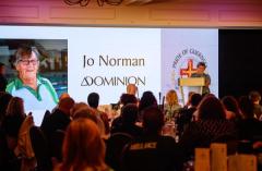 Pic supplied by Andrew Le Poidevin, 19-10-2024. The 2024 Guernsey Press Pride of Guernsey Awards night at St Pierre Park Hotel.
Sports Volunteer of the Year Award sponsored by Dominion.
Winner Jo Norman.