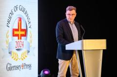Pic supplied by Andrew Le Poidevin, 19-10-2024. The 2024 Guernsey Press Pride of Guernsey Awards night at St Pierre Park Hotel.
Bailiwick Community Hero of the Year Award sponsored by Vega Technology.
Presented by David Collings.