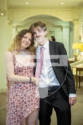 Picture by Sophie Rabey.  24-05-24.  Grammar School Sixth Form Prom 2024 at St Pierre Park.
L-R Keely Gallienne and Max Rhydwen-Jones (both 18).