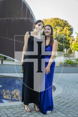 Picture by Luke Le Prevost. 26-05-23.
Grammar School Sixth Form Centre Prom at St Pierre Park Hotel. L-R Arlene Kehoe and Aimee Le Prevost (both 18)