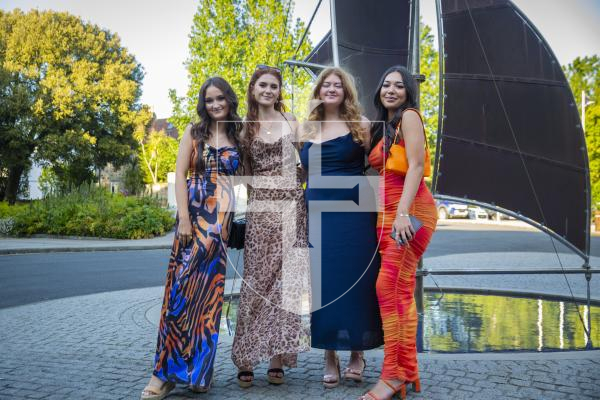 Picture by Luke Le Prevost. 26-05-23.
Grammar School Sixth Form Centre Prom at St Pierre Park Hotel. L-R Niamh Kerr, Lily Wyatt-Nicolle, Orla Reid and Chloe Peel (all 18)
