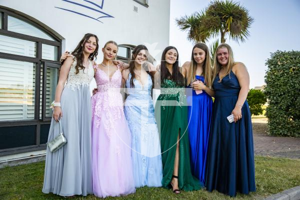 Picture by Luke Le Prevost. 22-06-23.
Blanchelande College Year 11 Prom at The Peninsula. L-R Emilia Collas (16), Scarlett Langmead (16), Ella Tersigni (16), Leanna Guille (15), Arabella Duncan (16) and Saraya Robins (16)