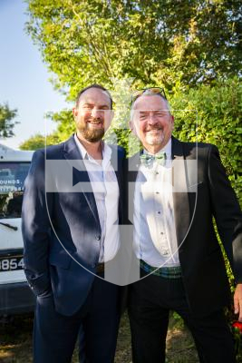 Picture by Luke Le Prevost. 23-06-23.
Les Beaucamps High School Prom 2023 at The Farmhouse Hotel. L-R Nick Roberts and John Reeves