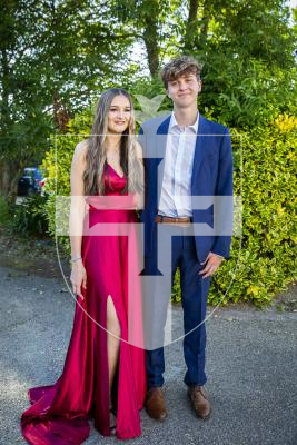 Picture by Luke Le Prevost. 23-06-23.
Les Beaucamps High School Prom 2023 at The Farmhouse Hotel. L-R Lauren Ferbrache (16) and Enzo Crowson (16)