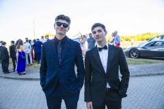 Picture By Peter Frankland. 06-07-23 St. Sampson's High Prom at Peninsula Hotel. L-R - Stevie Carre and Ryan Cook.