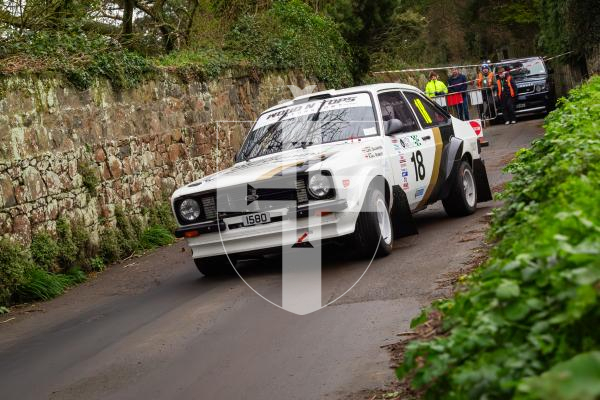 Picture by Jason Friend 20.02.2026 Guernsey Rally 2026 competitors take on the lanes of the castel stage on Friday afternoon