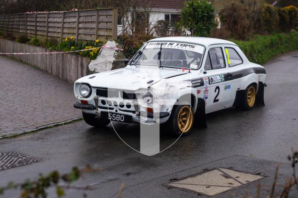 Picture by Jason Friend 20.02.2026 Guernsey Rally 2026 competitors take on the lanes of the castel stage on Friday afternoon