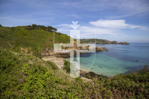 Picture by Sophie Rabey.  05-05-22.  Scenic picture of Saints Bay taken from Saints Harbour.  Taken for Bailiwick Bubble supplement.