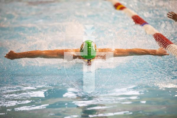 Picture by Sophie Rabey.  26-11-23.  The Island Swimming Championships 2023 - Session 5.
Boys 9 & Over 50 SC Meter Butterfly.
Cooper Robinson.