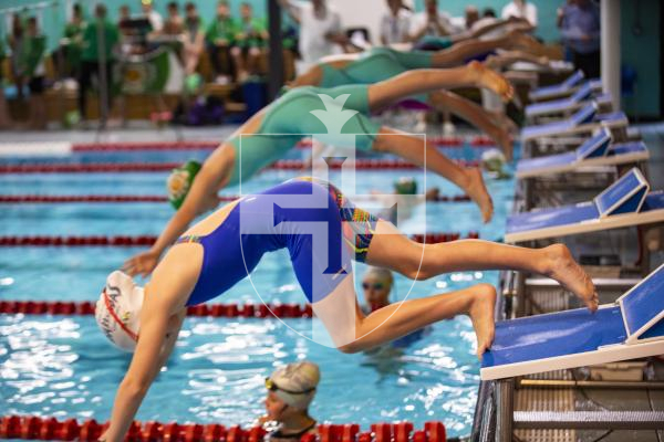 Picture by Sophie Rabey.  26-11-23.  The Island Swimming Championships 2023 - Session 5.
Girls 9 & Over 200 SC Meter Freestyle.
Anne Thompson.
