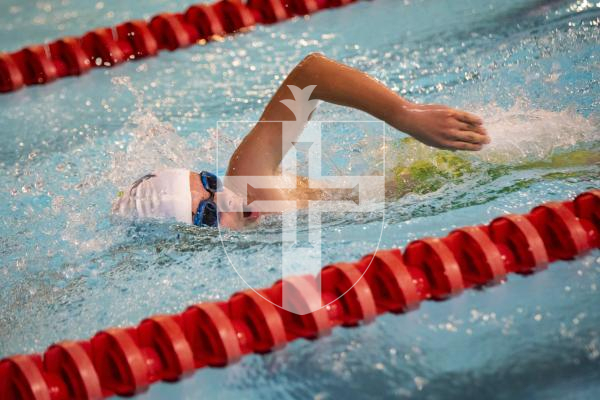 Picture by Sophie Rabey.  26-11-23.  The Island Swimming Championships 2023 - Session 5.
Boys 9 & Over 200 SC Meter Freestyle.
Luke Harvey.