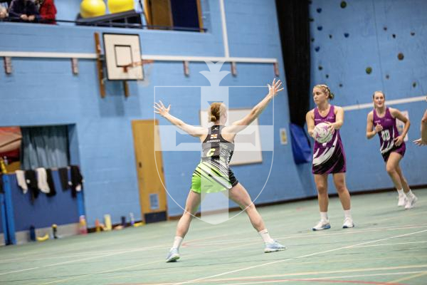 Picture by Sophie Rabey.  22-06-24.  Netball Action at Elizabeth College - Guernsey vs Armed Forces.