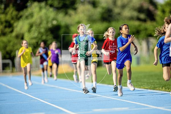 Picture by Sophie Rabey.  26-06-24.  Primary Schools Athletics Track & Field Competition at Footes Lane.
Year 5 Girls - 600m
