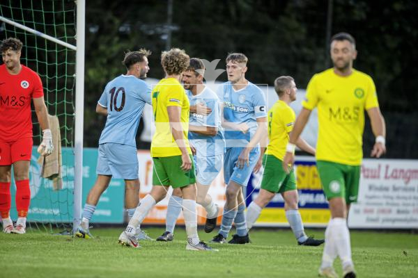 Picture by Peter Frankland. 20-08-24 Football at Corbet Field. Martinez Cup Vale Rec v North.