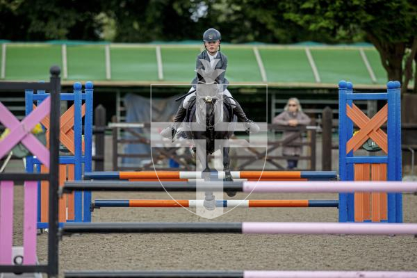 Picture by Peter Frankland. 23-08-24 Horse Of The Year Show at Chemin Le Roi. Show jumping. Zac Rihoy on Lucky Bay.