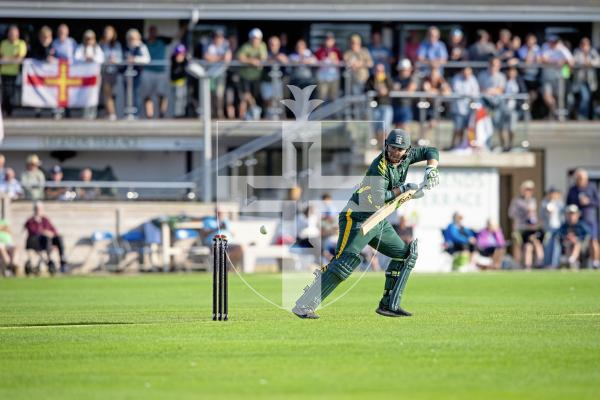 Picture by Peter Frankland. 23-08-24 Cricket at KGV - Guernsey v Estonia in T20 World Cup qualifiers.