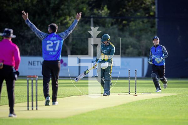 Picture by Peter Frankland. 23-08-24 Cricket at KGV - Guernsey v Estonia in T20 World Cup qualifiers.