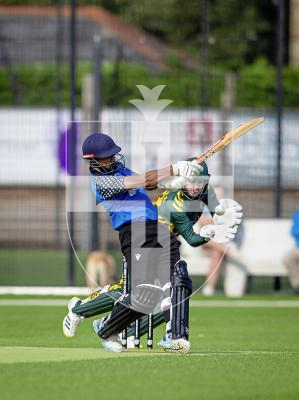 Picture by Peter Frankland. 23-08-24 Cricket at KGV - Guernsey v Estonia in T20 World Cup qualifiers.