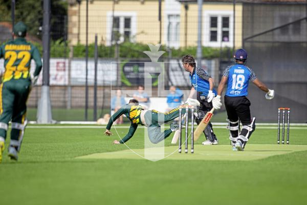 Picture by Peter Frankland. 23-08-24 Cricket at KGV - Guernsey v Estonia in T20 World Cup qualifiers.